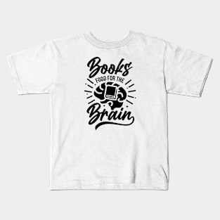 books food for the brain Kids T-Shirt